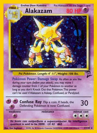 Alakazam (1) Holofoil - Base Set 2