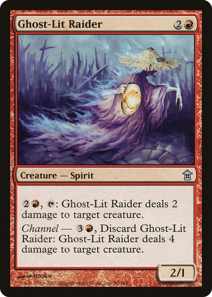 Ghost-Lit Raider [Saviors of Kamigawa] | Silver Goblin