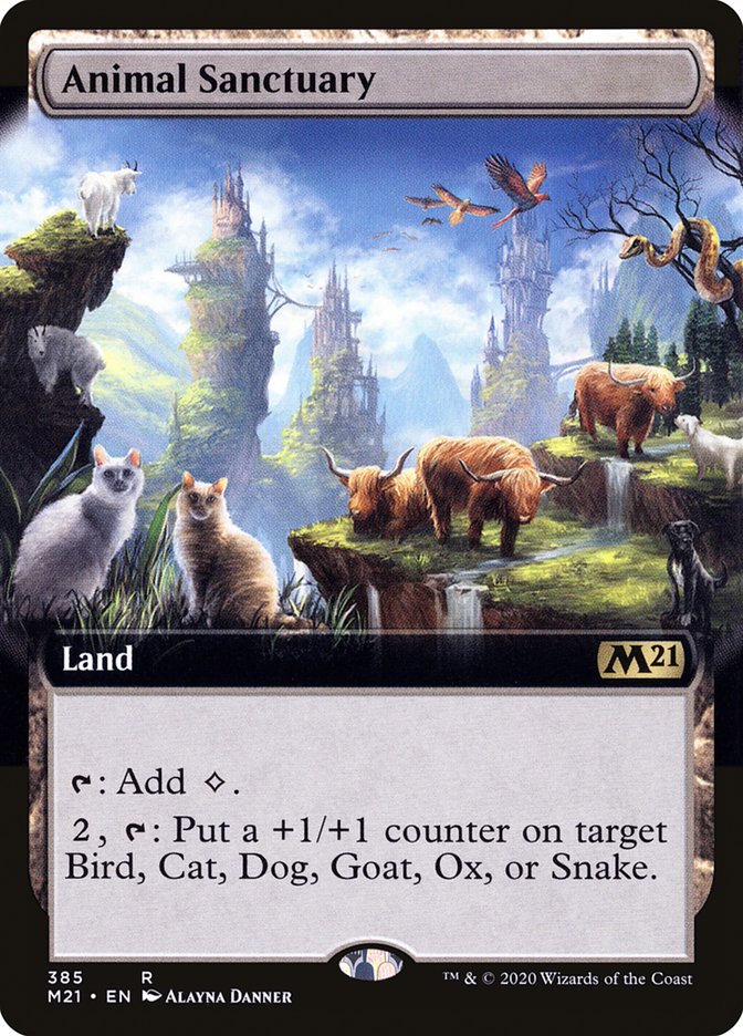 Animal Sanctuary (Extended Art) [Core Set 2021] | Silver Goblin