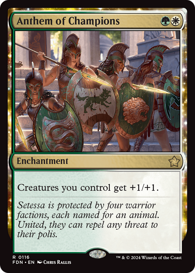 Anthem of Champions [Foundations] Foil