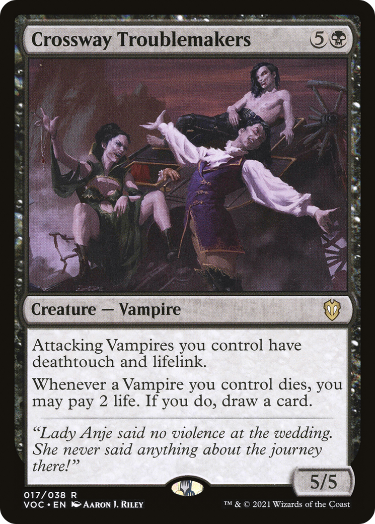 Crossway Troublemakers [Innistrad: Crimson Vow Commander] | Silver Goblin