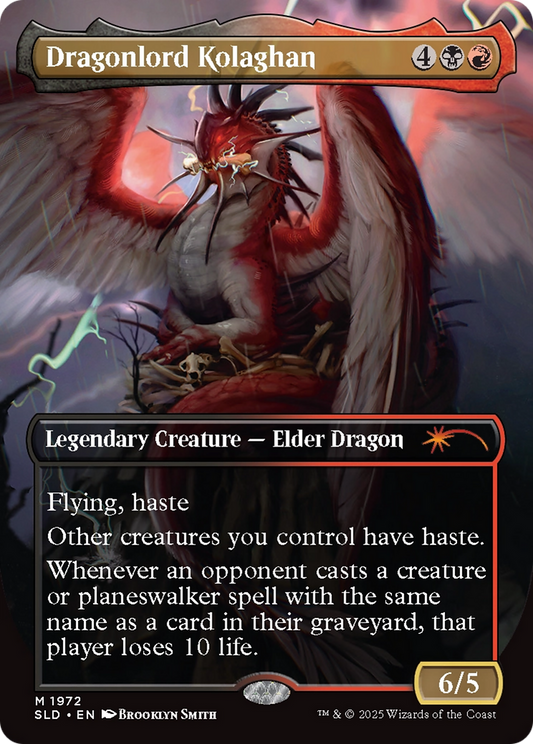 Dragonlord Kolaghan // Dragonlord Kolaghan (1972) Foil - Secret Lair Drop