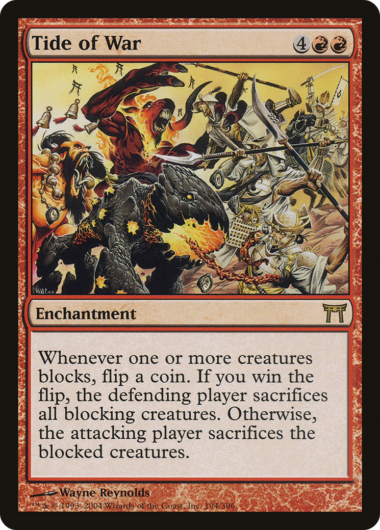 Tide of War [Champions of Kamigawa] Foil