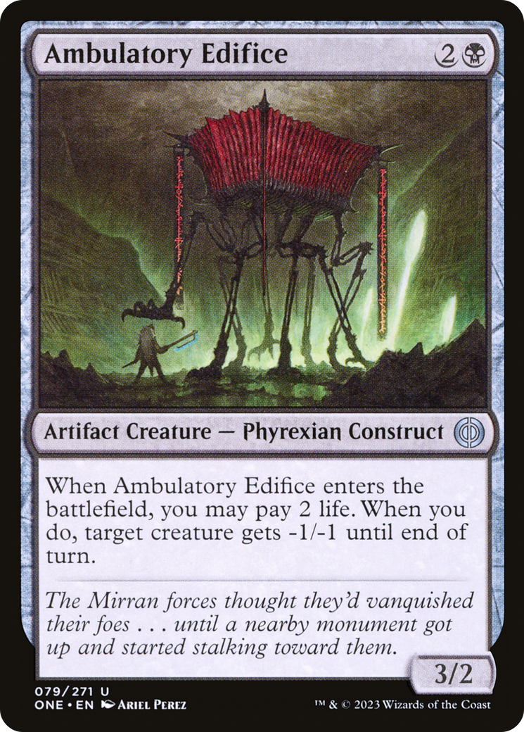Ambulatory Edifice [Phyrexia: All Will Be One] Foil