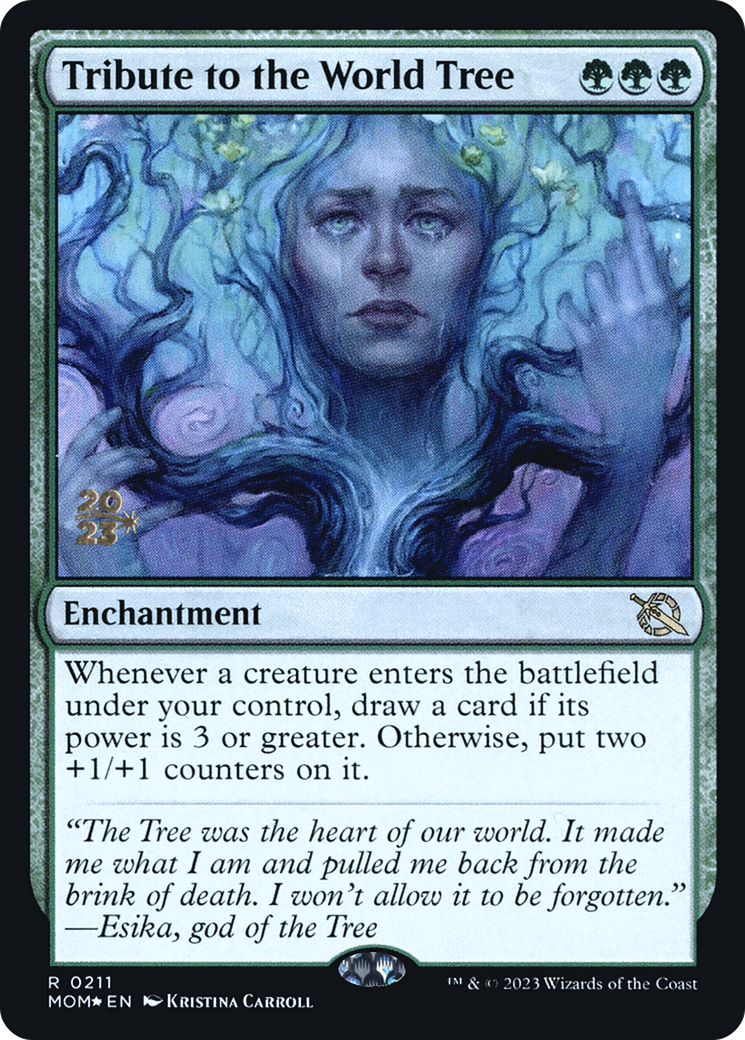 Tribute to the World Tree [March of the Machine Prerelease Promos] | Silver Goblin