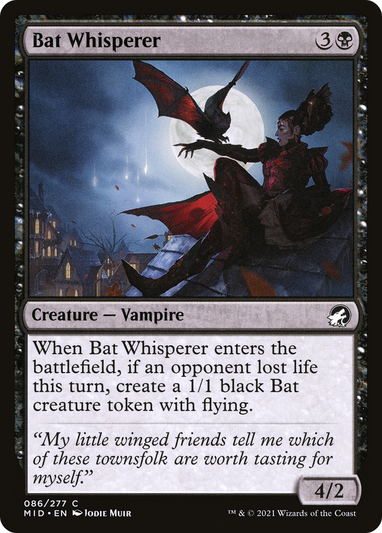 Bat Whisperer [Innistrad: Midnight Hunt] | Silver Goblin