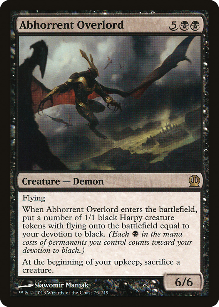 Abhorrent Overlord [Theros] Foil