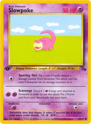 Slowpoke (55) Unlimited - Fossil