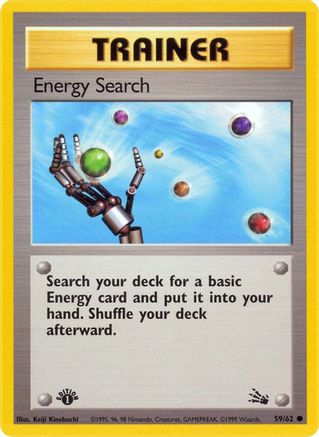 Energy Search (59/62) [Fossil Unlimited] | Silver Goblin