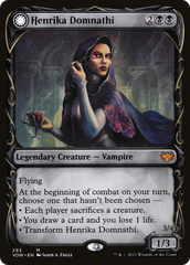 Henrika Domnathi // Henrika, Infernal Seer (Showcase Fang Frame) [Innistrad: Crimson Vow] | Silver Goblin