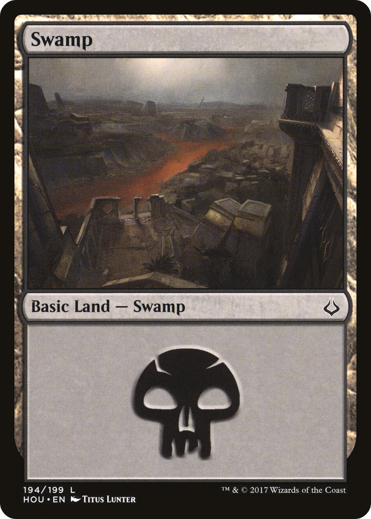 Swamp (194) [Hour of Devastation] | Silver Goblin