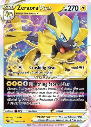 Zeraora VSTAR (SWSH265) [Sword & Shield: Black Star Promos] | Silver Goblin