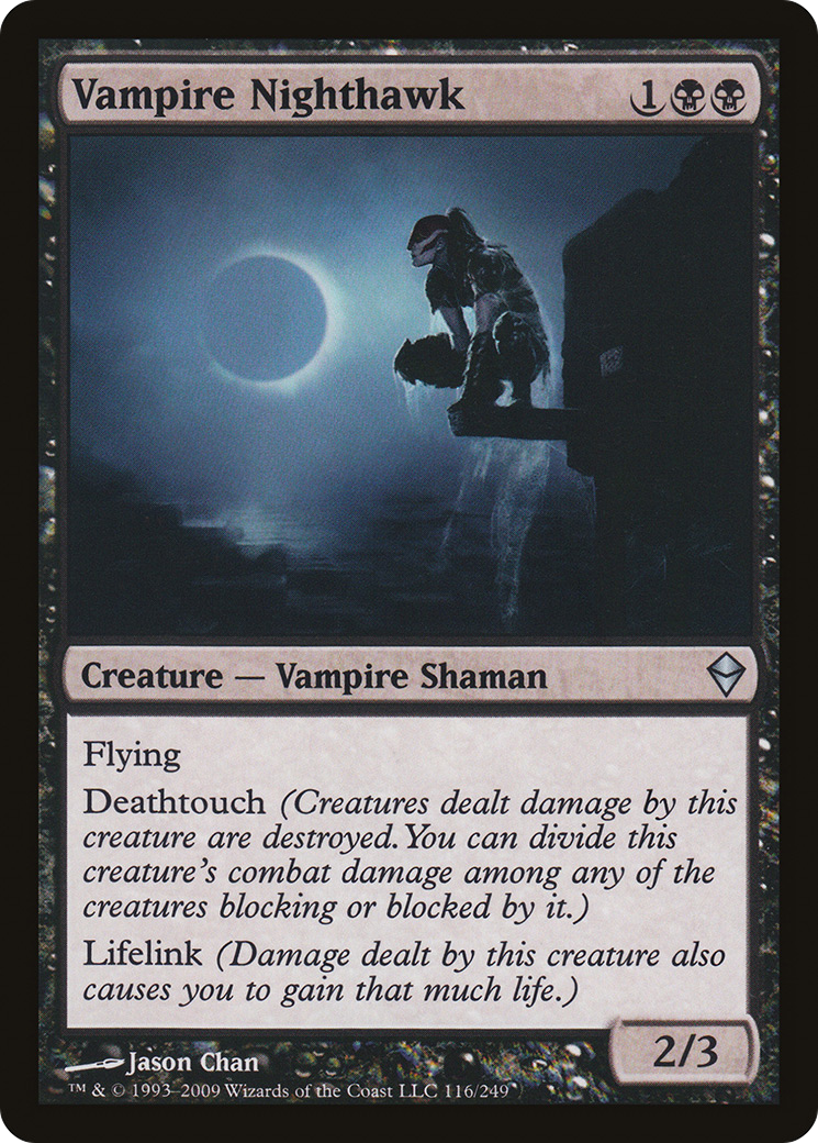 Vampire Nighthawk [Zendikar] | Silver Goblin