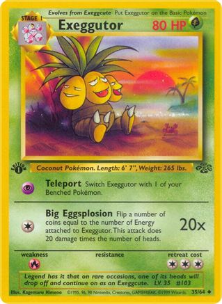 Exeggutor (35/64) [Jungle 1st Edition]