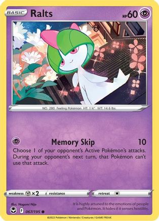 Ralts (67) - Silver Tempest