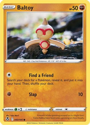 Baltoy (93) - Silver Tempest