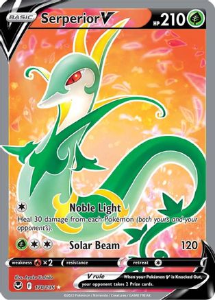 Serperior V (170/195) [Sword & Shield: Silver Tempest] | Silver Goblin