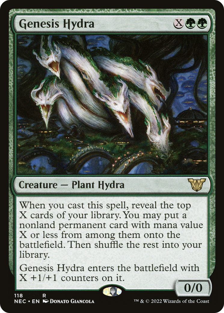 Genesis Hydra [Kamigawa: Neon Dynasty Commander] | Silver Goblin