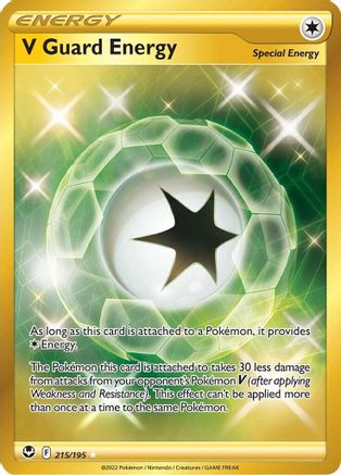 V Guard Energy (Secret) (215) Holofoil - Silver Tempest