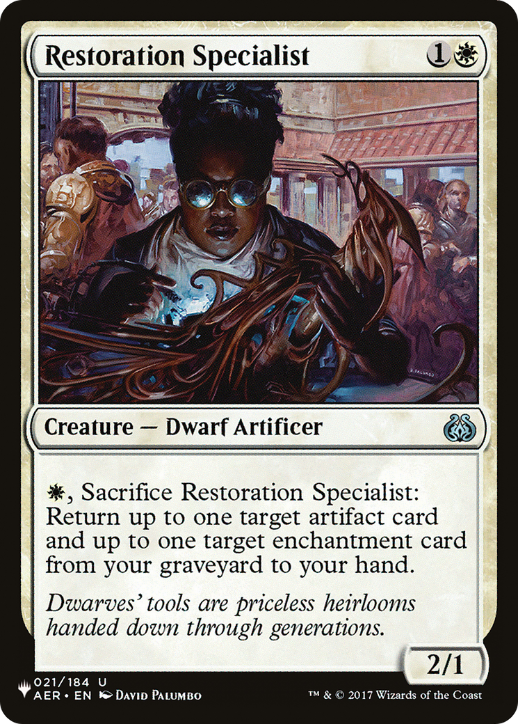 Restoration Specialist [The List] | Silver Goblin