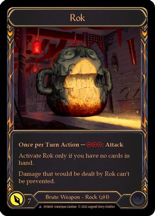 Rok (Marvel) (DYN005) Cold Foil - Dynasty