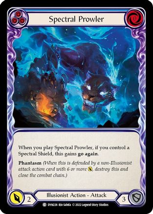 Spectral Prowler (Blue)  (DYN226) - Dynasty | Silver Goblin