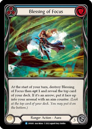 Blessing of Focus (Blue) (DYN161) - Dynasty