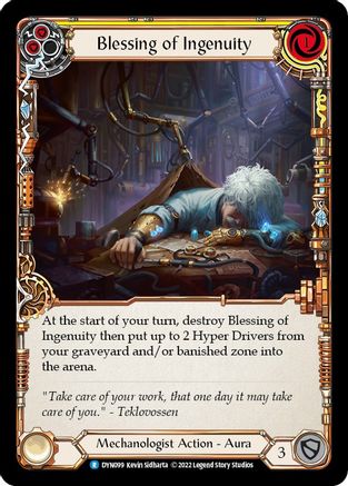 Blessing of Ingenuity (Yellow) (DYN099) - Dynasty