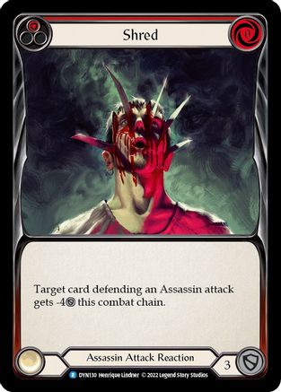 Shred (Red) (DYN130)  - Dynasty