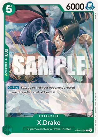 X.Drake (OP01-054) Foil