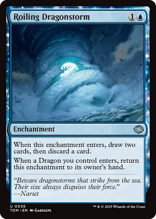 Roiling Dragonstorm (055) - Tarkir: Dragonstorm