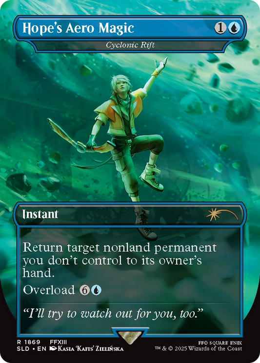 Cyclonic Rift (Hope's Aero Magic) (1869) Foil - Secret Lair Drop