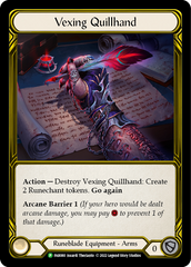 Vexing Quillhand (Golden) [FAB080] (Promo)  Cold Foil | Silver Goblin