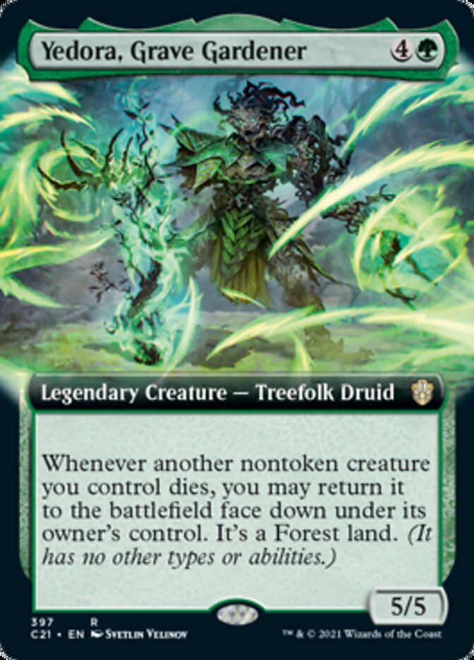 Yedora, Grave Gardener (Extended Art) [Commander 2021] | Silver Goblin