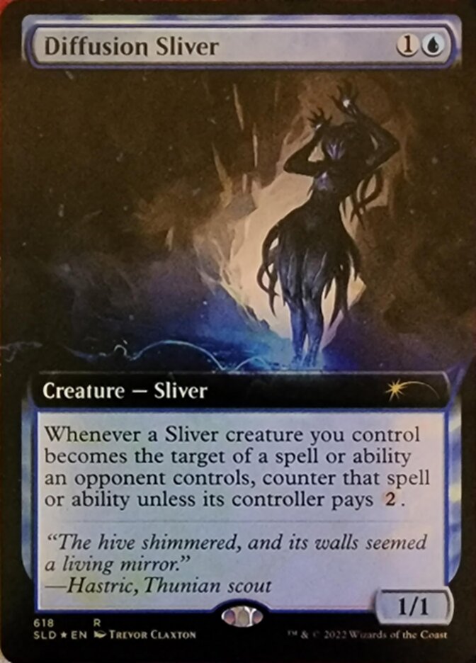 Diffusion Sliver (Extended Art) [Secret Lair Drop Promos] | Silver Goblin