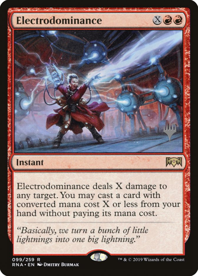 Electrodominance (Promo Pack) [Ravnica Allegiance Promos] | Silver Goblin