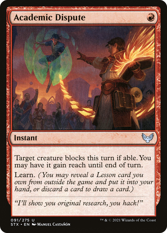 Academic Dispute [Strixhaven: School of Mages] Foil