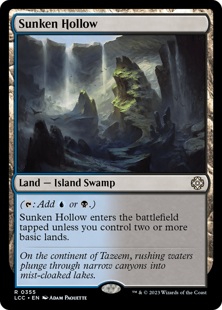 Sunken Hollow [The Lost Caverns of Ixalan Commander] | Silver Goblin