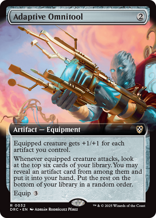 Adaptive Omnitool (Extended Art) (032) - Commander: Aetherdrift
