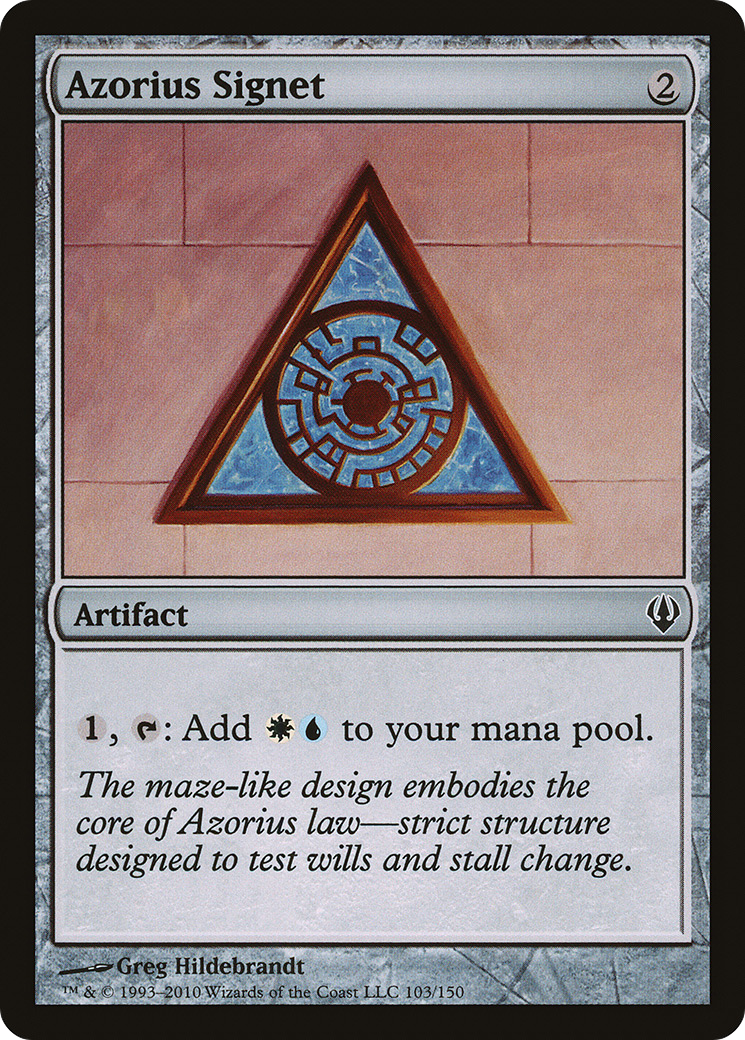 Azorius Signet [Archenemy] | Silver Goblin