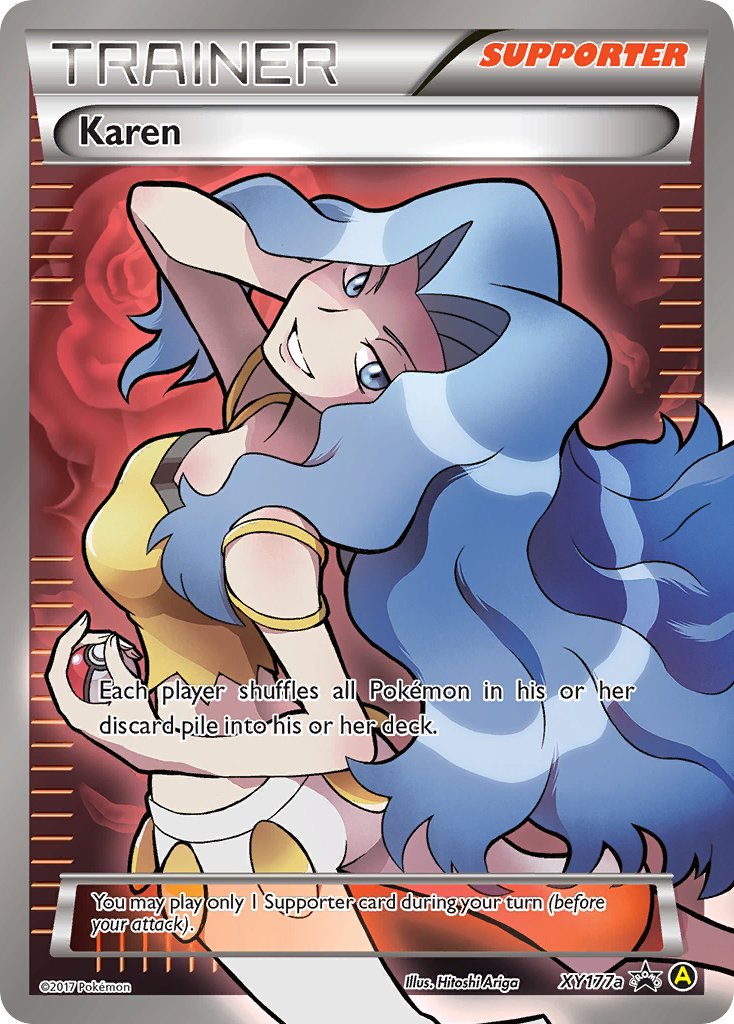 Karen (XY177a) [Alternate Art Promos] | Silver Goblin