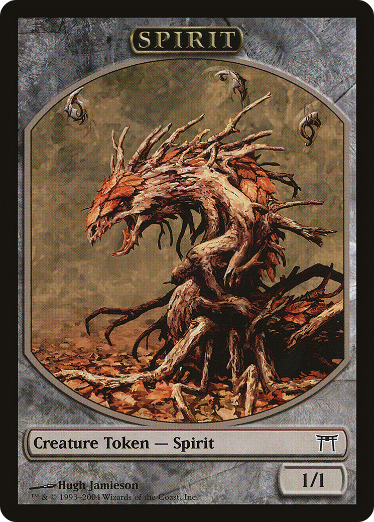 Spirit Token [Magic Player Rewards 2004] | Silver Goblin