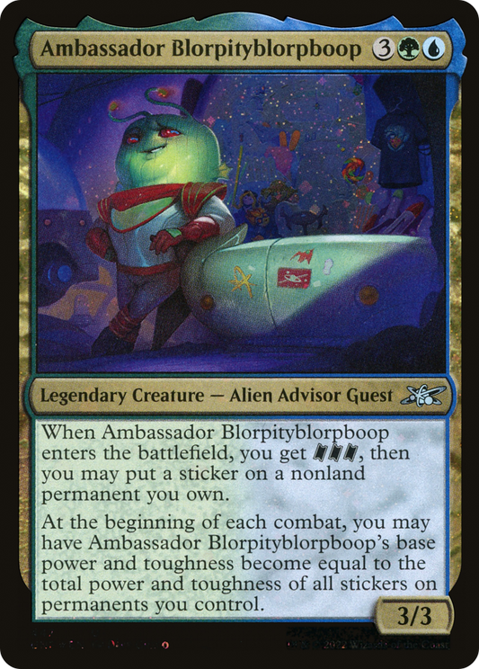 Ambassador Blorpityblorpboop (Galaxy Foil) [Unfinity]