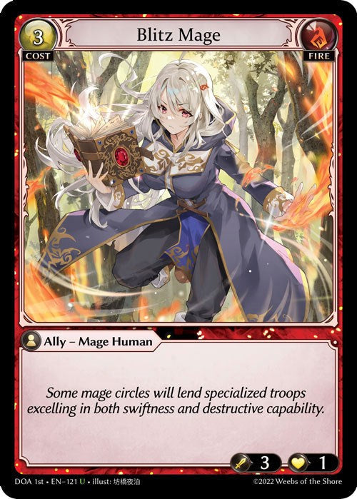 Blitz Mage (121) [Dawn of Ashes: 1st Edition] Foil