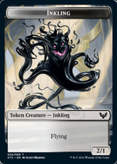 Inkling // Spirit Double-Sided Token [Strixhaven: School of Mages Tokens] | Silver Goblin