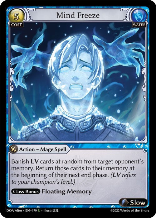 Mind Freeze (179) [Dawn of Ashes: Alter Edition] Foil