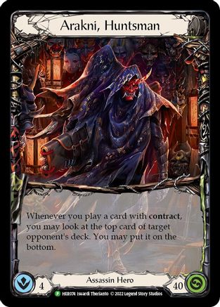 Arakni, Huntsman - HER074 (HER074) Cold Foil - Flesh and Blood: Promo Cards