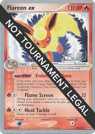 Flareon ex (108/113) (Eeveelutions - Jimmy Ballard) [World Championships 2006] | Silver Goblin