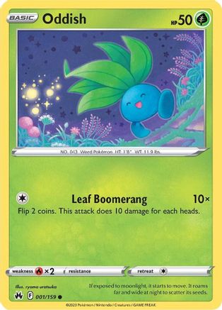 Oddish (001/159) [Sword & Shield: Crown Zenith] | Silver Goblin