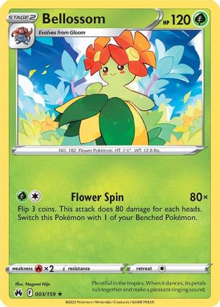 Bellossom (003/159) [Sword & Shield: Crown Zenith] | Silver Goblin